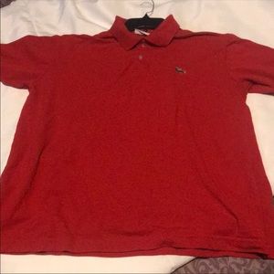 Lacoste red polo shirt